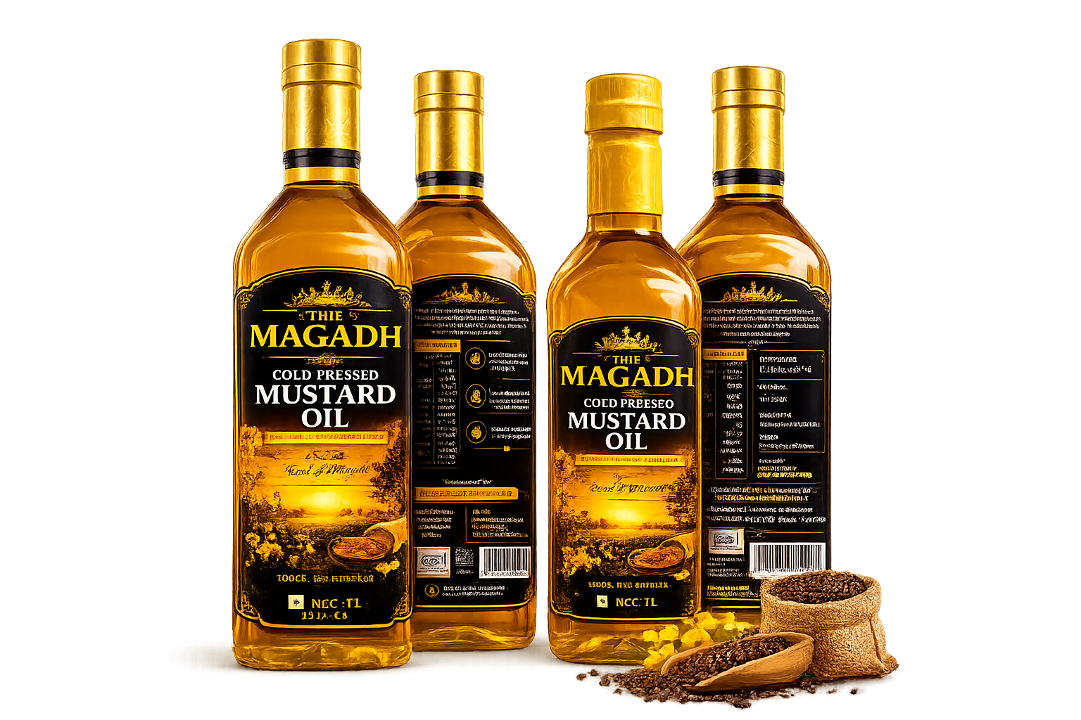 The Magadh Kachi Ghani Mustard Oil